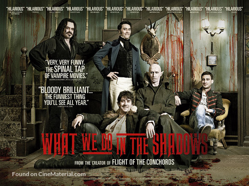 What We Do in the Shadows - British Movie Poster