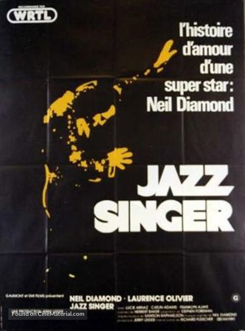 The Jazz Singer - French Movie Poster