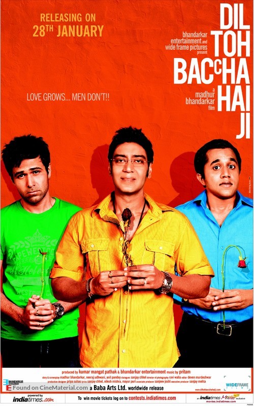 Dil Toh Bachcha Hai Ji - Indian Movie Poster