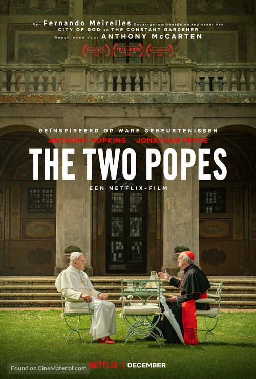 The Two Popes - Dutch Movie Poster