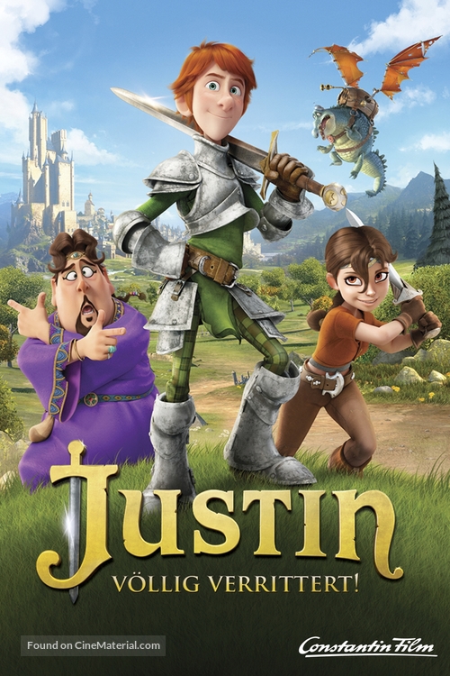 Justin and the Knights of Valour - German DVD movie cover