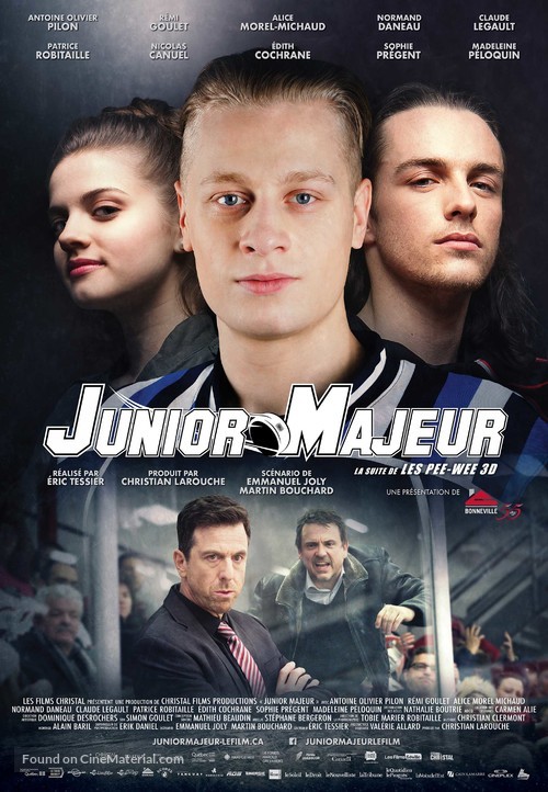 Junior Majeur - Canadian Movie Poster