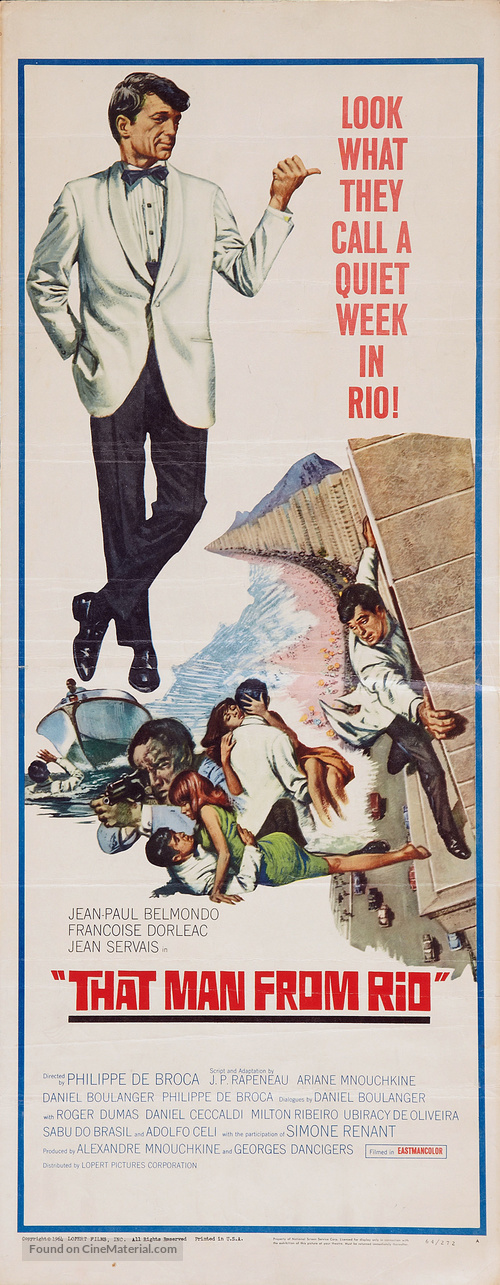 L&#039;homme de Rio - Movie Poster