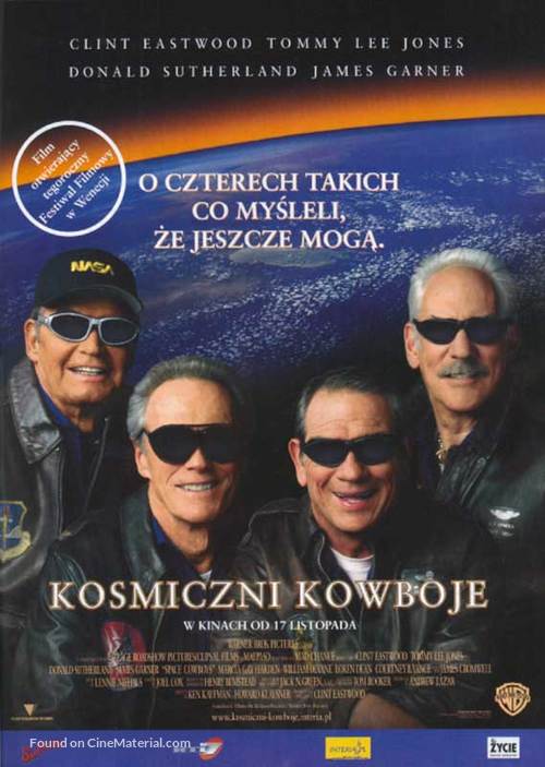 Space Cowboys - Polish Movie Poster