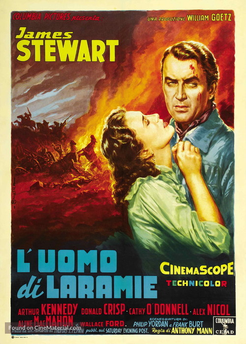 The Man from Laramie - Italian Movie Poster