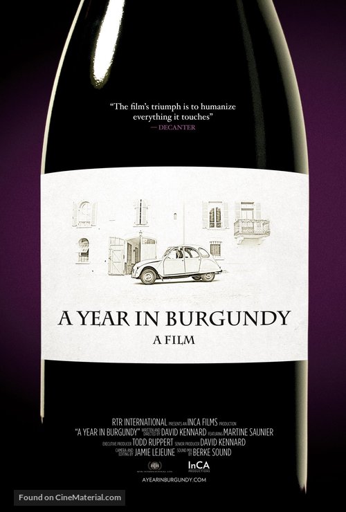 A Year in Burgundy - Movie Poster