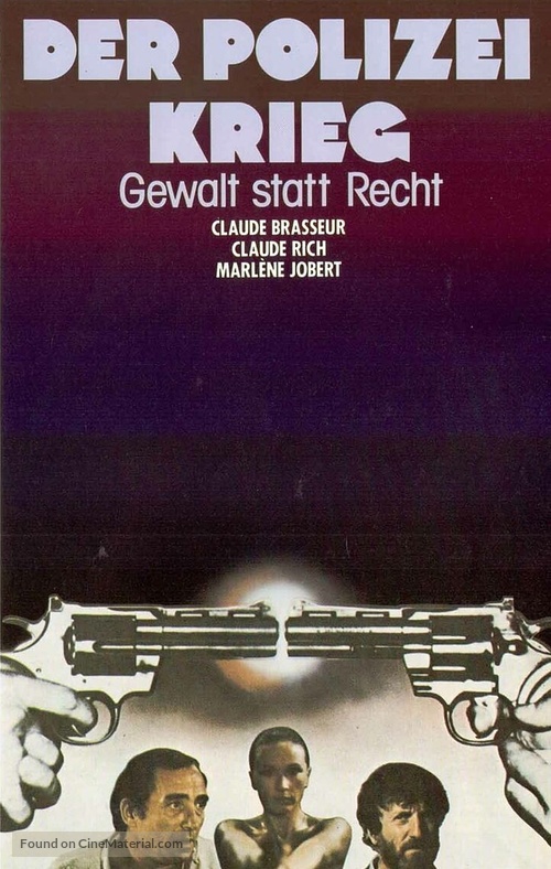 La guerre des polices - German VHS movie cover