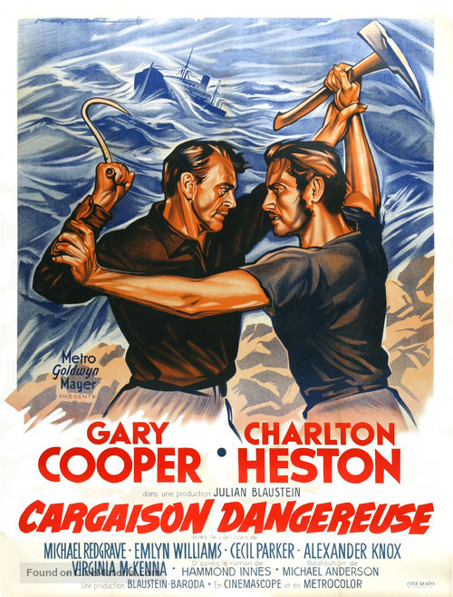 The Wreck of the Mary Deare - French Movie Poster