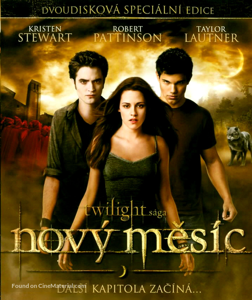The Twilight Saga: New Moon - Czech Blu-Ray movie cover