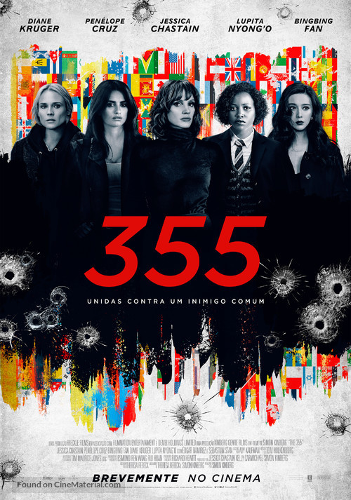 The 355 - Portuguese Movie Poster