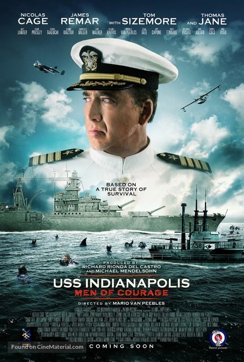USS Indianapolis: Men of Courage - Movie Poster