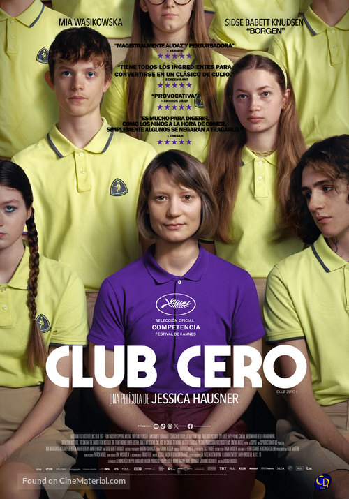 Club Zero - Argentinian Movie Poster