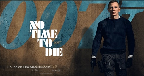No Time to Die - British Teaser movie poster