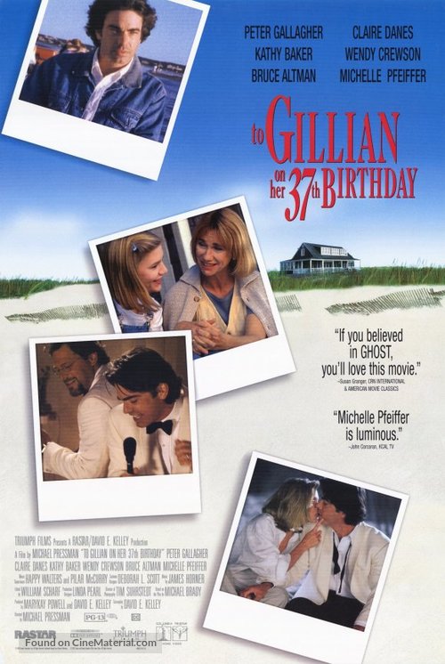 To Gillian on Her 37th Birthday - Movie Poster