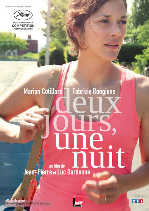 Deux jours, une nuit - French DVD movie cover
