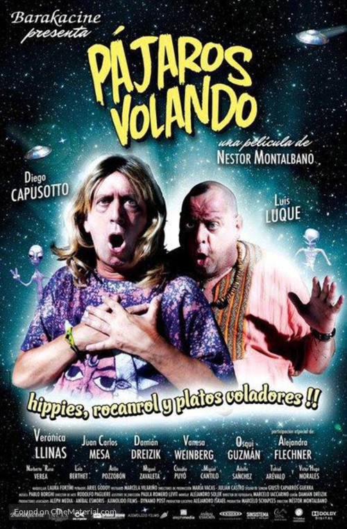 P&aacute;jaros volando - Argentinian Movie Cover