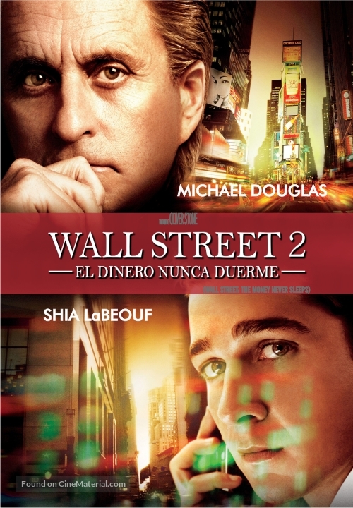 Wall Street: Money Never Sleeps - Argentinian DVD movie cover