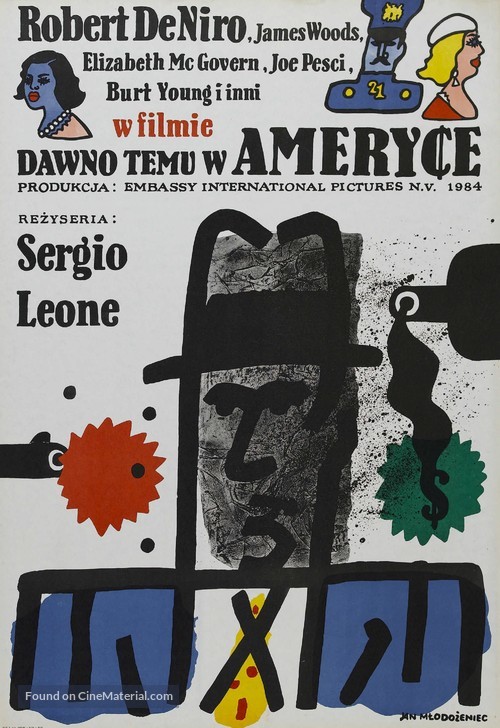 Once Upon a Time in America - Polish Movie Poster