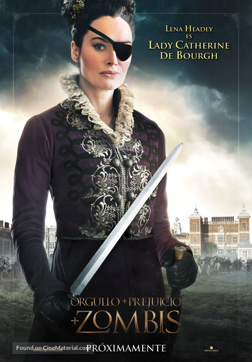 Pride and Prejudice and Zombies - Spanish Movie Poster