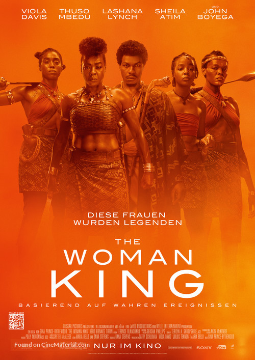 The Woman King - German Movie Poster
