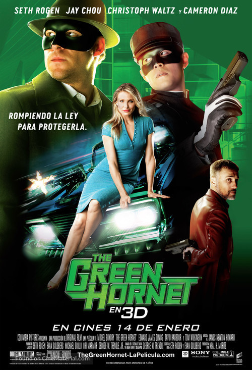 The Green Hornet - Spanish Movie Poster