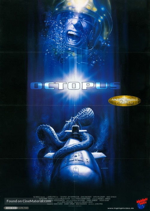 Octopus - German Video release movie poster