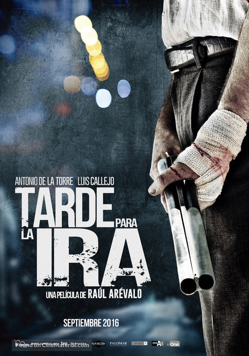 Tarde para la ira - Spanish Movie Poster