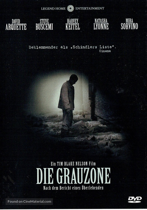 The Grey Zone - German DVD movie cover