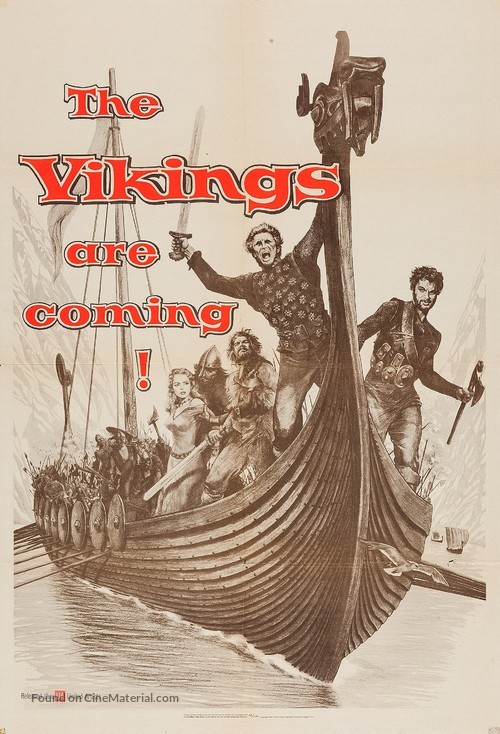 The Vikings - Advance movie poster