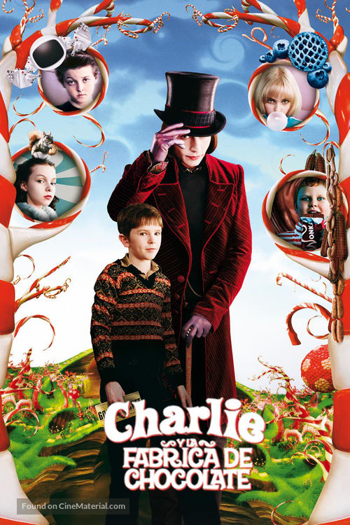 Charlie and the Chocolate Factory - Spanish Movie Cover
