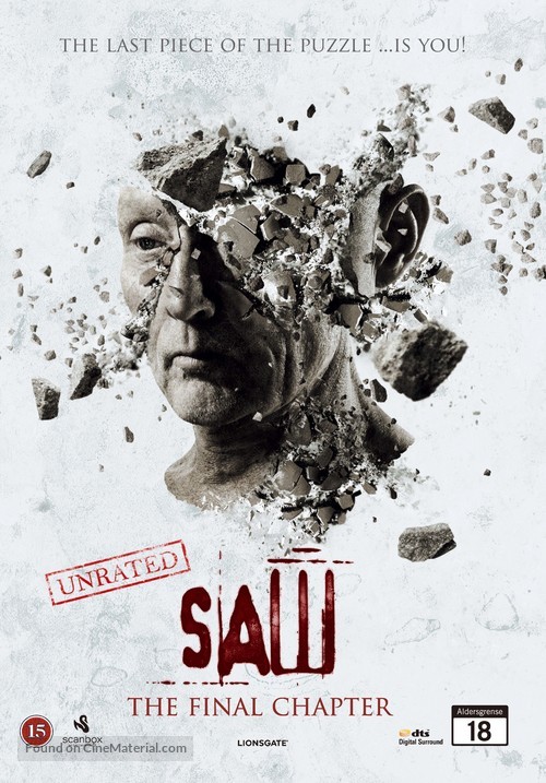 Saw 3D - Danish DVD movie cover