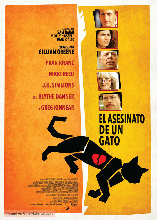 Murder of a Cat - Spanish Movie Poster