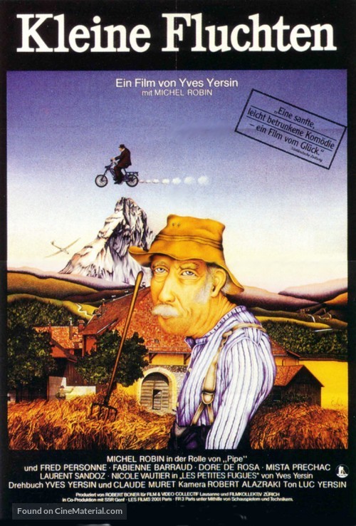 Les petites fugues - German Movie Poster