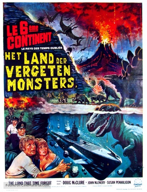 The Land That Time Forgot - Belgian Movie Poster