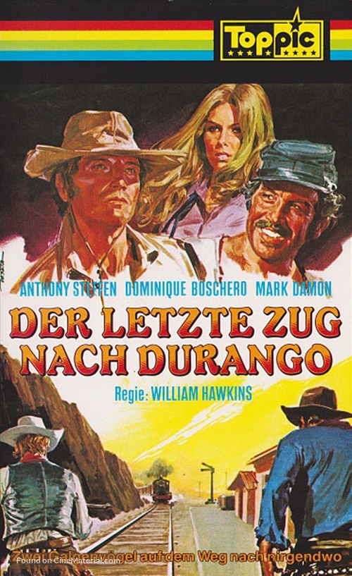 Un treno per Durango - German VHS movie cover