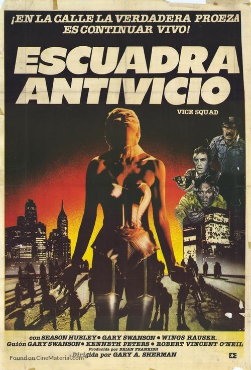 Vice Squad - Argentinian Movie Poster