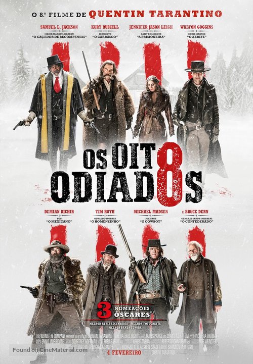 The Hateful Eight - Portuguese Movie Poster