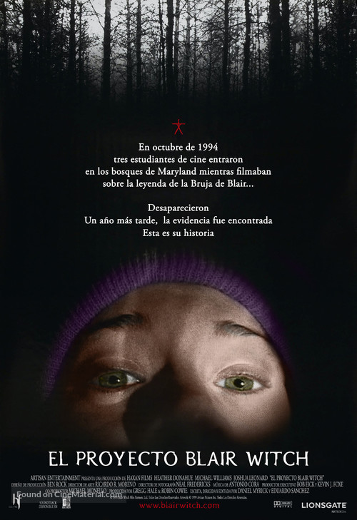 The Blair Witch Project - Argentinian Movie Poster