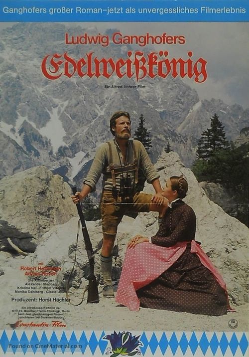 Ludwig Ganghofer: Der Edelwei&szlig;k&ouml;nig - German Movie Poster