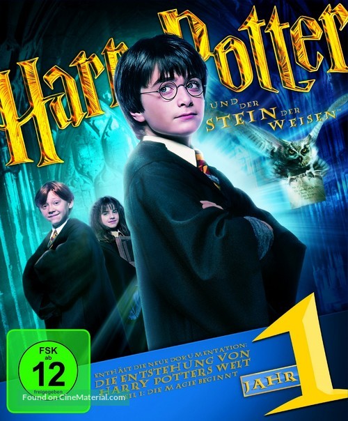 Harry Potter and the Philosopher&#039;s Stone - German Blu-Ray movie cover