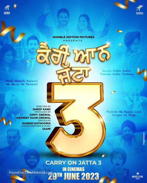 Carry on Jatta 3 - Indian Movie Poster