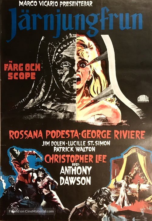 La Vergine di Norimberga - Swedish Movie Poster