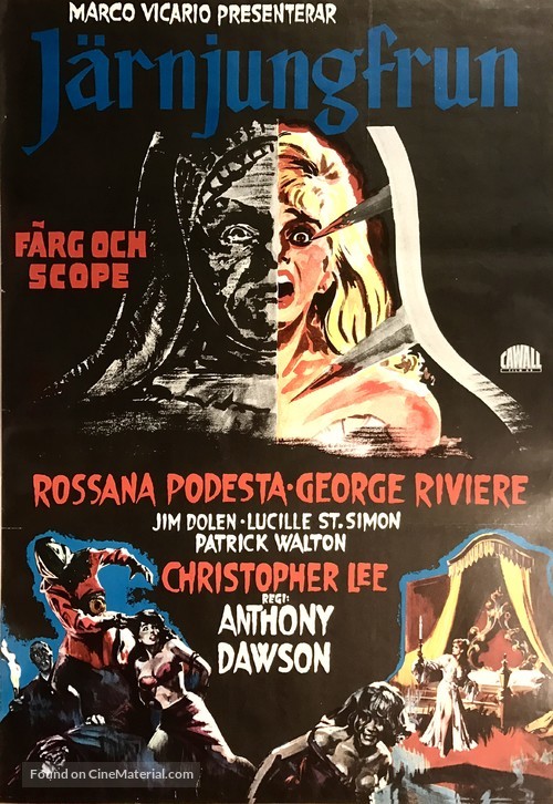 Vergine di Norimberga, La - Swedish Movie Poster
