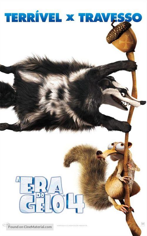 Ice Age: Continental Drift - Brazilian Movie Poster