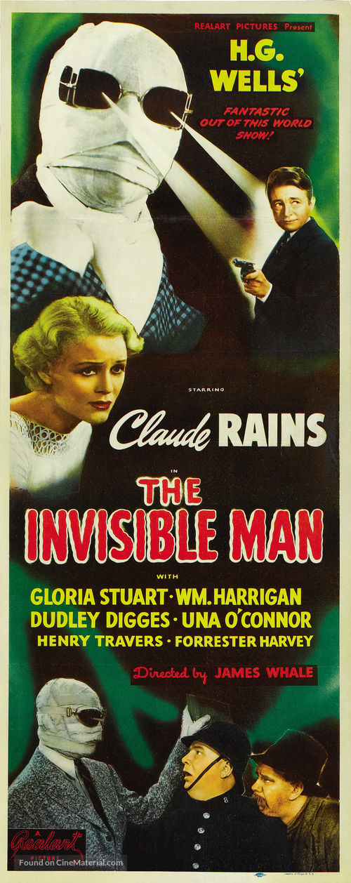 The Invisible Man - Re-release movie poster
