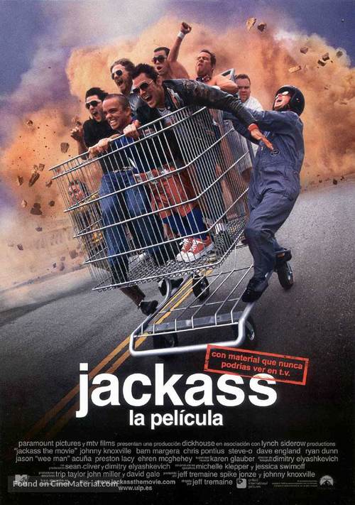 Jackass: The Movie - Spanish Movie Poster