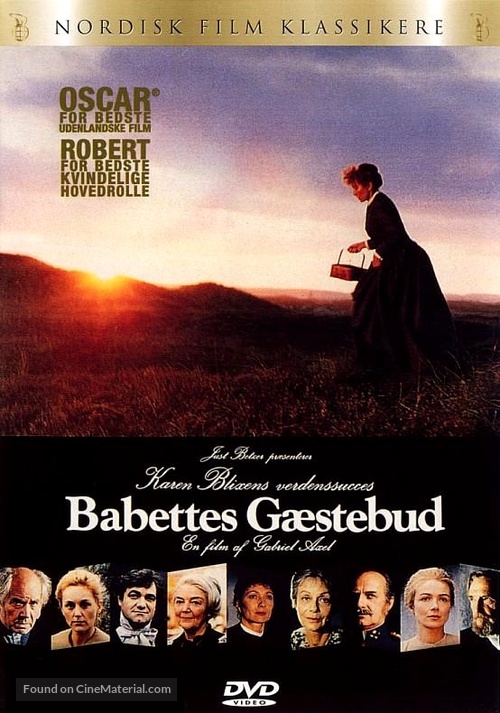 Babettes g&aelig;stebud - Danish DVD movie cover