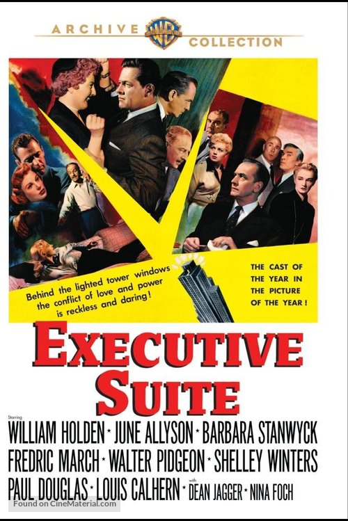 Executive Suite - DVD movie cover
