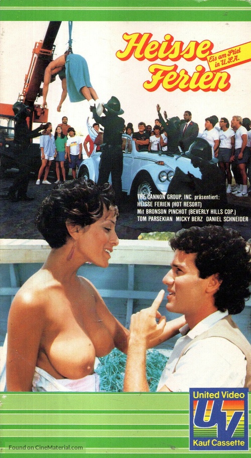 Hot Resort - German VHS movie cover