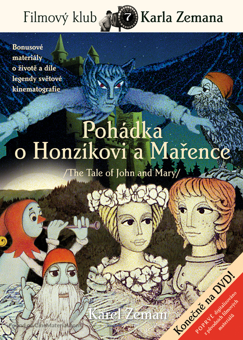 Poh&aacute;dka o Honz&iacute;kovi a Marence - Czech DVD movie cover